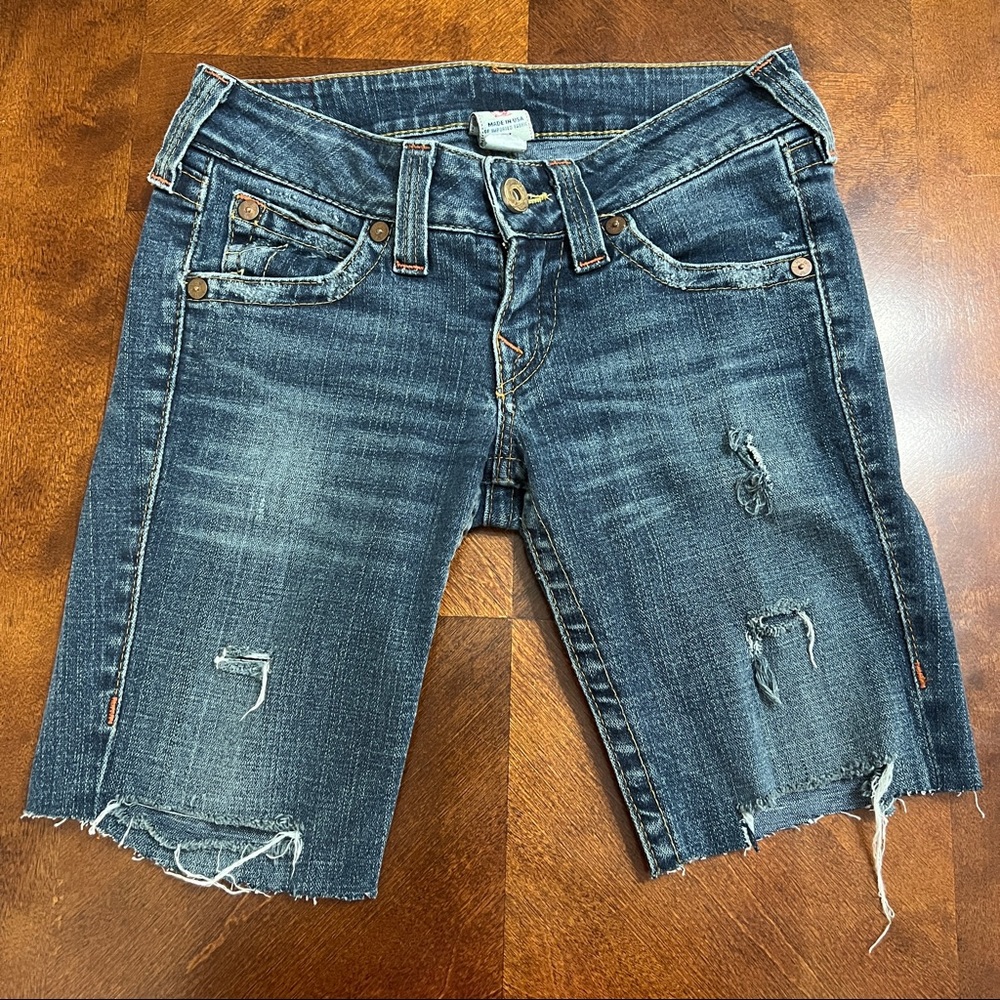 True Religion Bobby Bermuda Shorts- Size 27